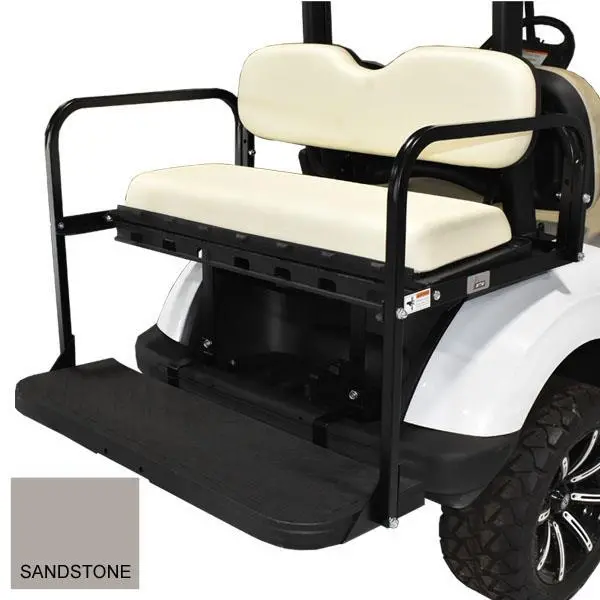 Gtw® Mach3 Rear Flip Seat For E-Z-Go Rxv - Sandstone 1