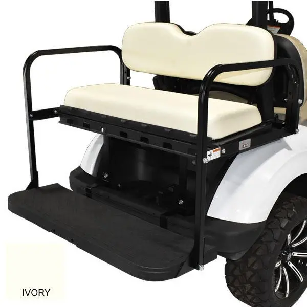 Gtw® Mach3 Rear Flip Seat Yamaha G-Series (Models G19-22) - Ivory 1