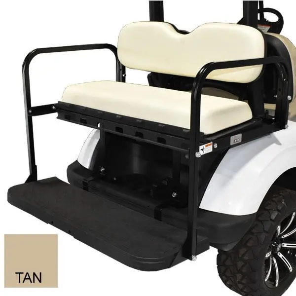 Gtw® Mach3 Rear Flip Seat Yamaha G-Series (Models G19-22) - Tan 1