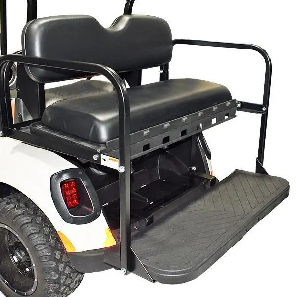 Gtw® Mach3 Rear Flip Seat Yamaha G-Series (Models G19-22) - Black 1