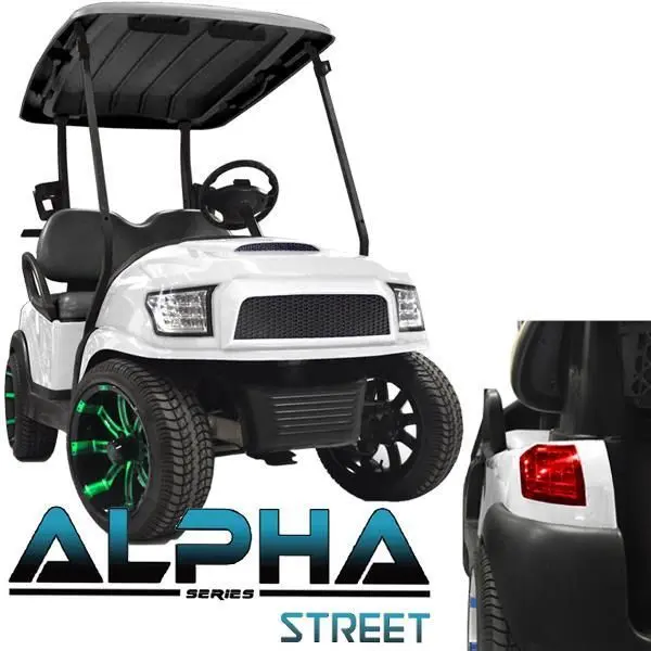 Club Car Precedent Alpha Street Body Kit In White (Fits 2004-Up) 1