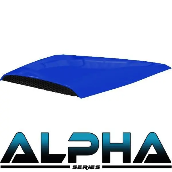 Blue Hood Scoop For Alpha Body Kits 1
