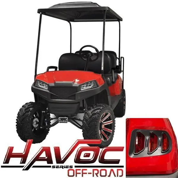 Yamaha G29/Drive Havoc Off-Road Body Kit In Red (Fits 2007-2016) 1