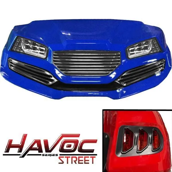 Yamaha G29/Drive Havoc Street Body Kit In Blue (Fits 2007-2016) 1