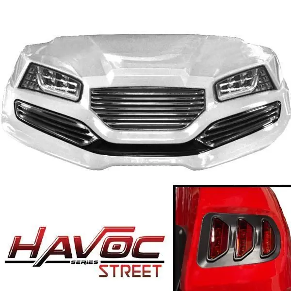 Yamaha G29/Drive Havoc Street Body Kit In White (Fits 2007-2016) 1