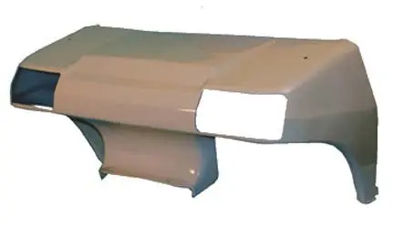 Front Cowl Beige With Headlight Opening - Club Car Ds 1