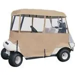 Tan 4-Sided 2-Passenger Enclosure (Universal Fit) 1