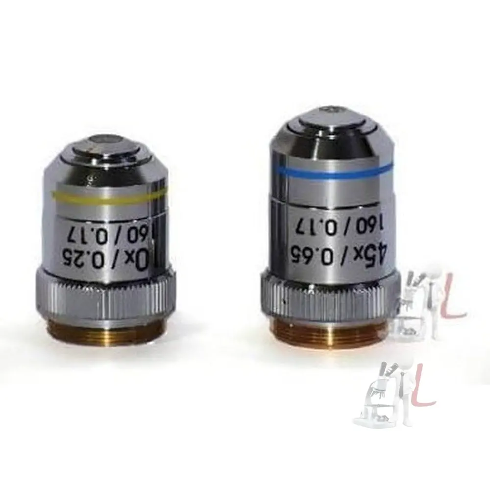 10X And 45X Objective Lens Set For Microscope 1