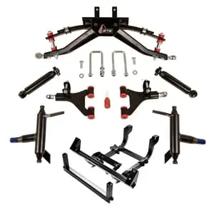 4” Gtw Double A-Arm Lift Kit For Gas Yamaha Drive2 With Independent Rear Suspension 1