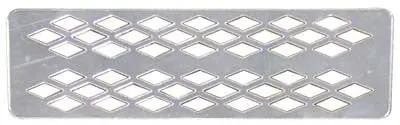 Acrylic Mirrored Grille Cover, Diamond Plate Pattern - Ezgo 1