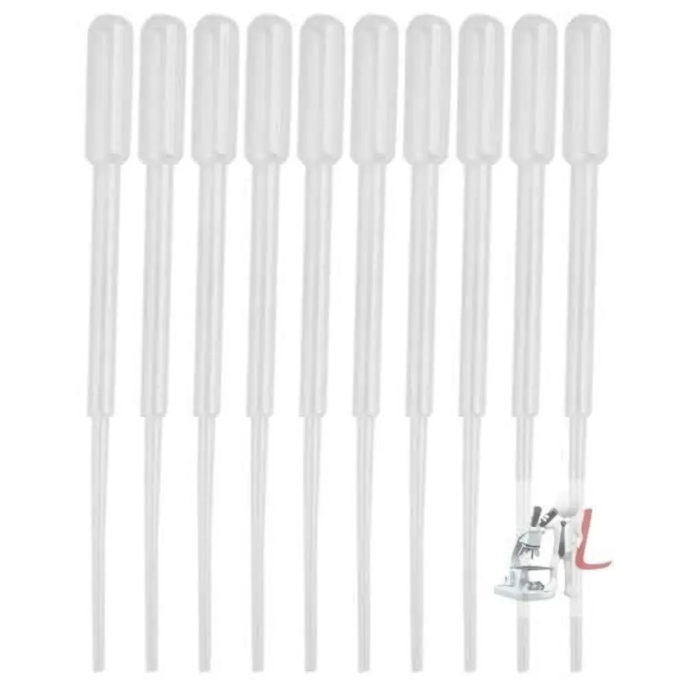 3 Ml Graduated Pipette, 0.5Ml Plastic Dropper, Ink Filler, Transfer Tube (Pack Of 500) 1