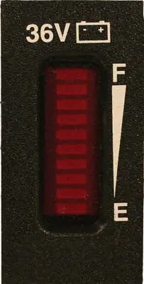 State Of Charge Digital Meter 36V  - Curtis Vertical - Ezgo Txt 1