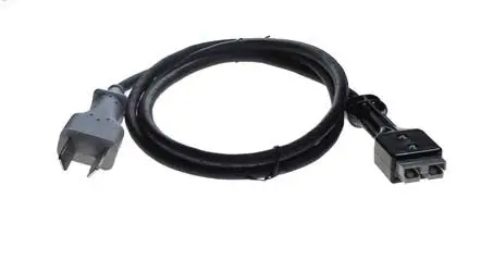 2 Prong Gray Molded Dc Cord - Club Car Electric Charger 1