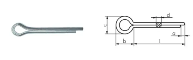 Cotter Pins Standard Zinc Plated 3/32 X 1/2 1