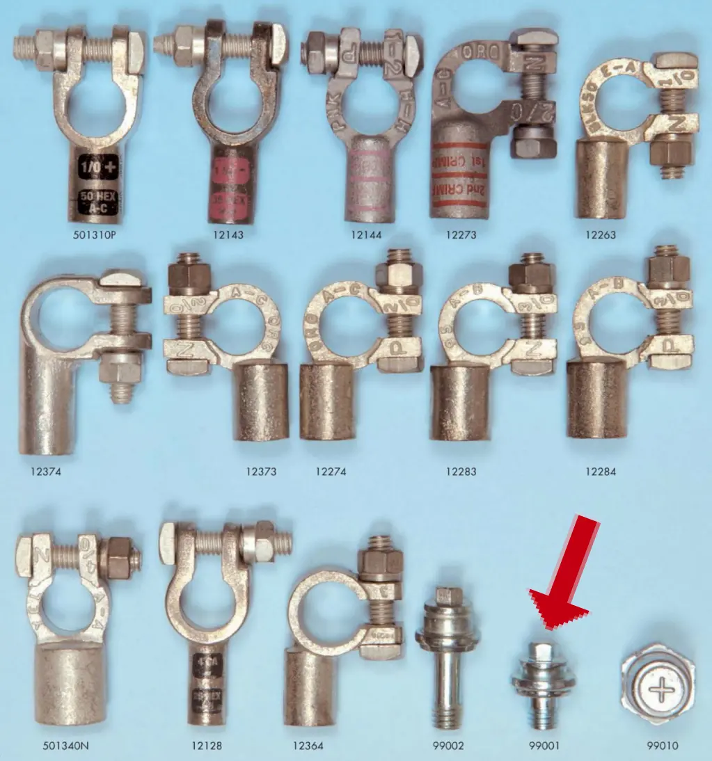 Oem Side Mount Bolt Plated Nut For Battery Terminal 1