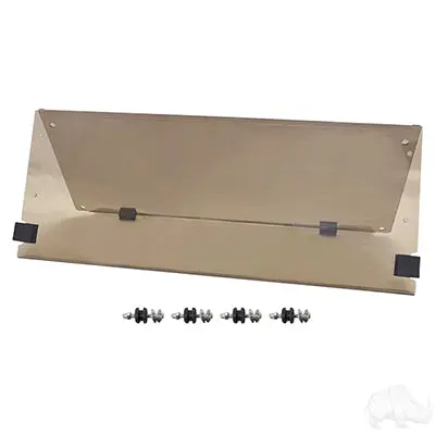 Tinted Hinged Windshield - Yamaha G29 Drive. 1