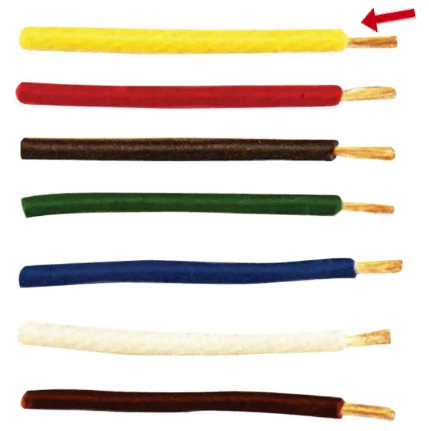 Pvc Coated Primary Wire 16 Gauge Yellow 1