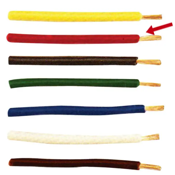Pvc Coated Primary Wire 10 Gauge Red 1