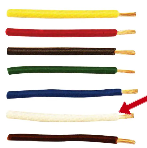 Pvc Coated Primary Wire 10 Gauge White 1