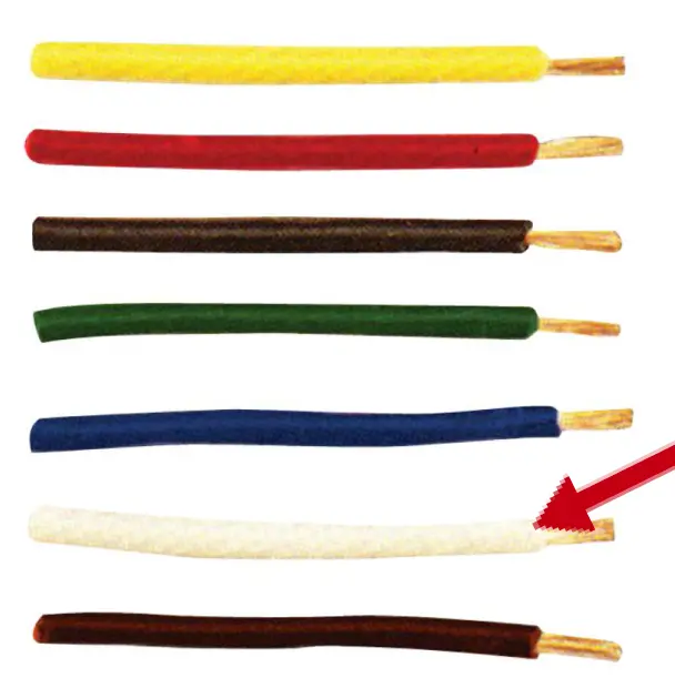 Pvc Coated Primary Wire 12 Gauge White 1