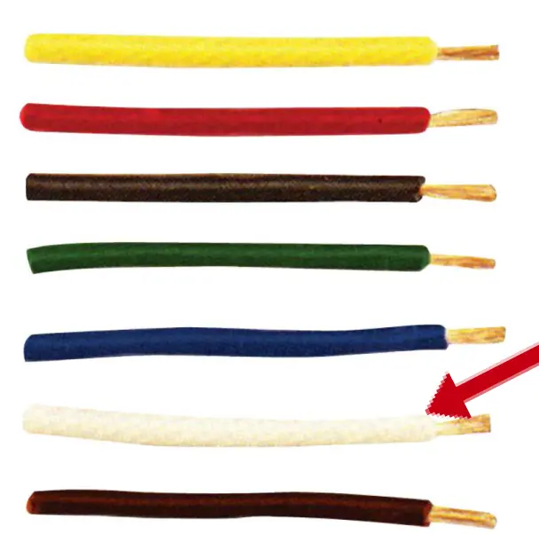 Pvc Coated Primary Wire 16 Gauge White 1