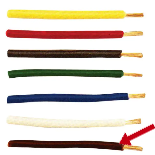 Pvc Coated Primary Wire 16 Gauge Brown 1