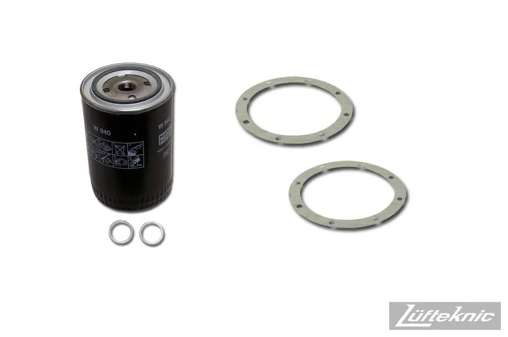 Engine Oil Filter Kit W/ Crush Rings - Porsche 911, 914-6, 1965-1971 1