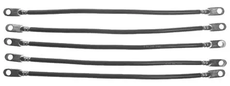 48 Volt Battery Cable Set, 6 Gauge - Club Car 48V Ds. 1