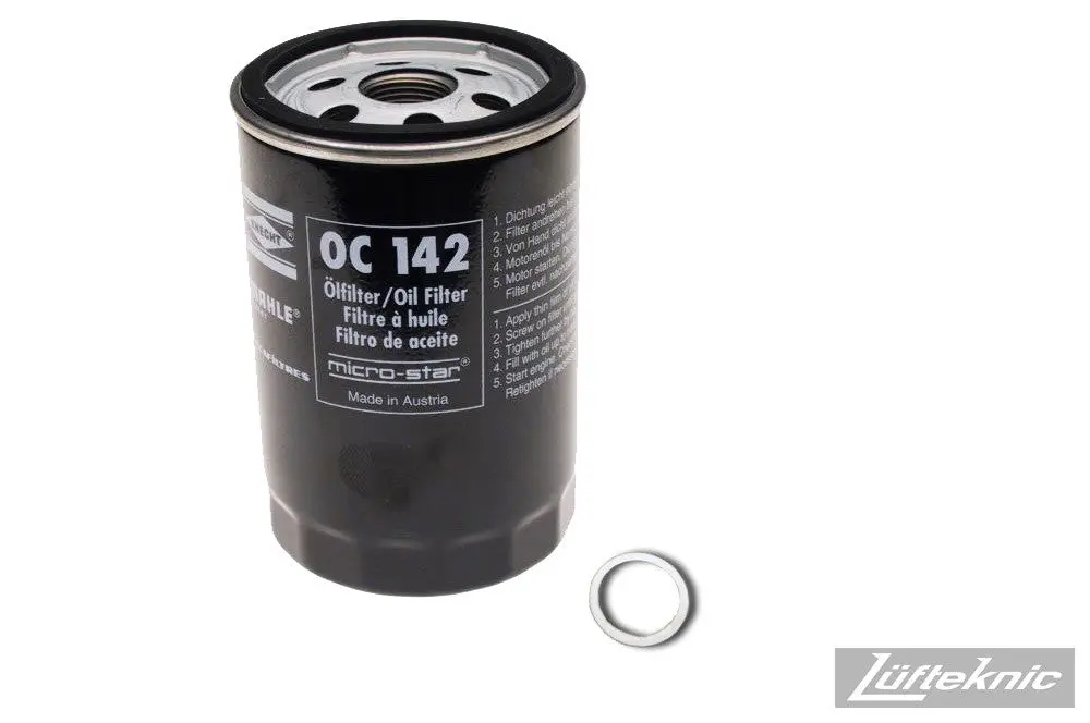 Engine Oil Filter Kit W/ Crush Ring - Porsche  924S, 944 & 968 1