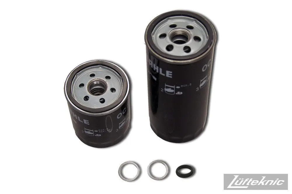 Engine Oil Filter Kit W/ Crush Rings - Porsche 911 Type 993 C2, C4 & Turbo 1