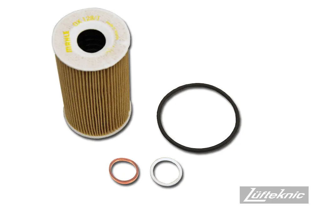 Engine Oil Filter Kit W/ Crush Rings - Porsche 911 Turbo, Gt2, Gt3, Gt3 Rs Type 996 / 997 W/ Mezger 1
