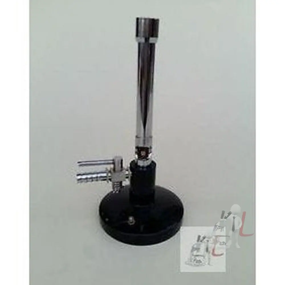 Bunsen Burner Double Walled Brass Pipe With Spare Jet 1