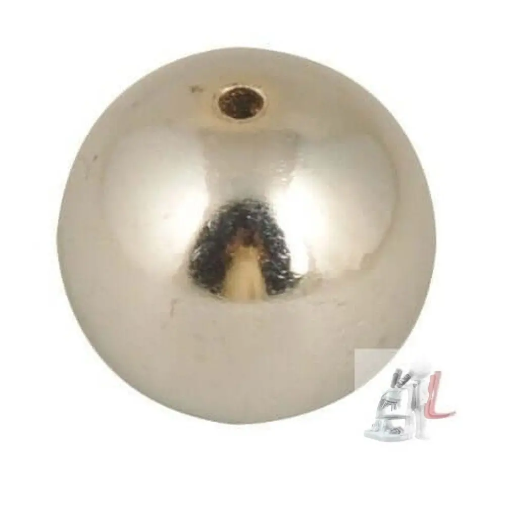 Drilled Mild Steel Ball 1" Inch 1