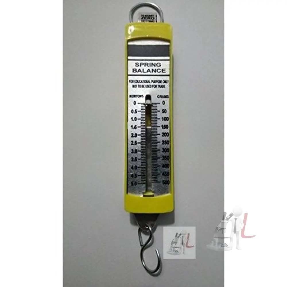 Flat Spring Balance - Dual Transparent Scale, 500G (5N) 1