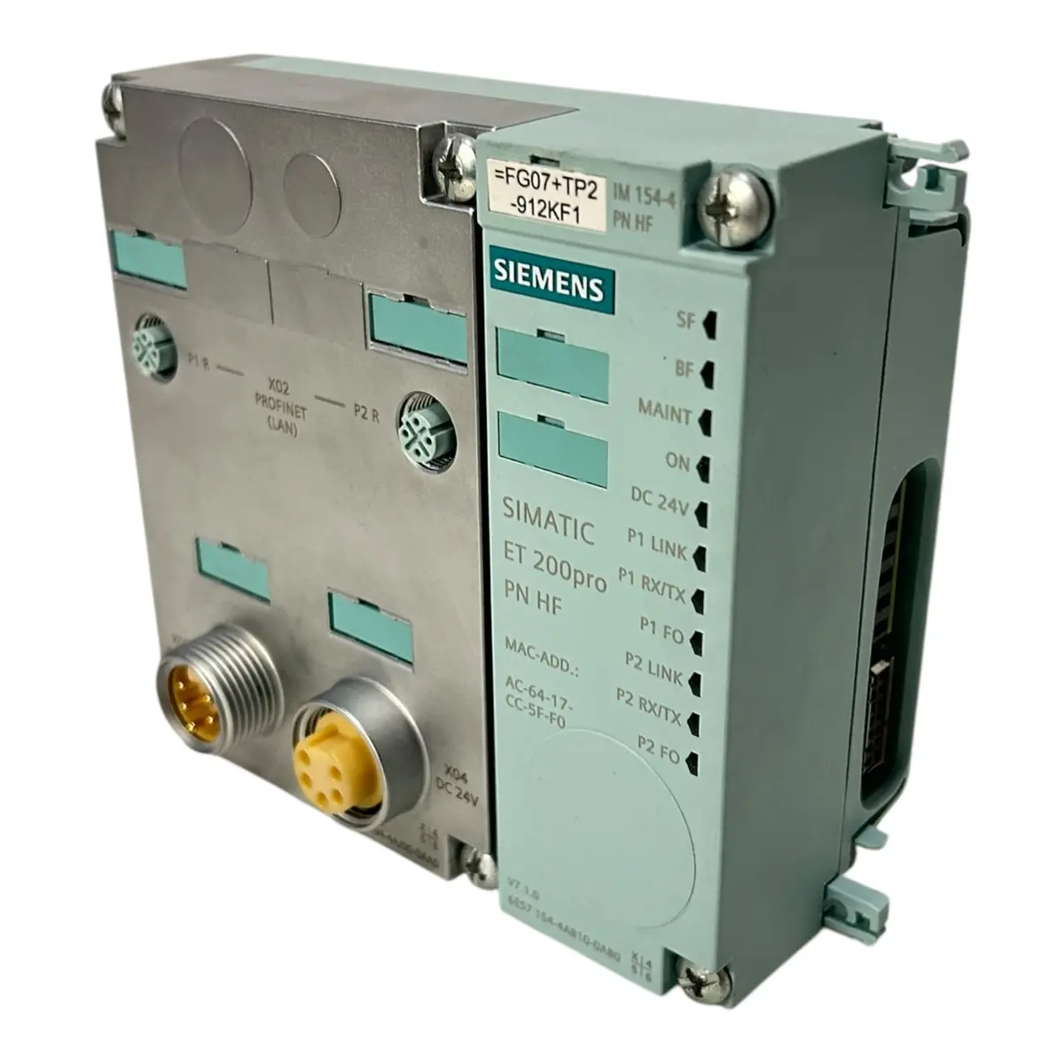 Siemens Anschlussmodul Mit Interface Modul 6Es7194-4Aj00-0Aa0 6Es7154-4Ab10-0Ab0 1