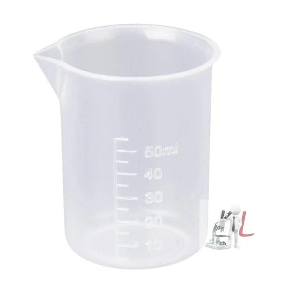Imported 50Ml Transparent Plastic Graduated Beaker 1