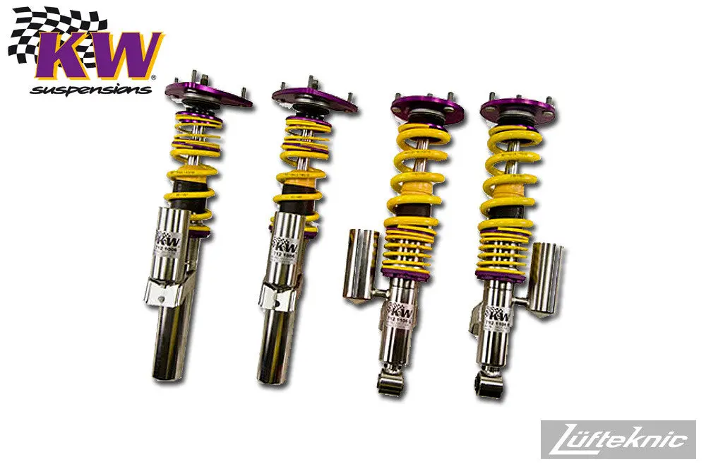 Kw Clubsport Coilover Suspension W/ Top Mounts - Porsche 911 C4, C4s & Turbo Type 996, 1999-2005 1