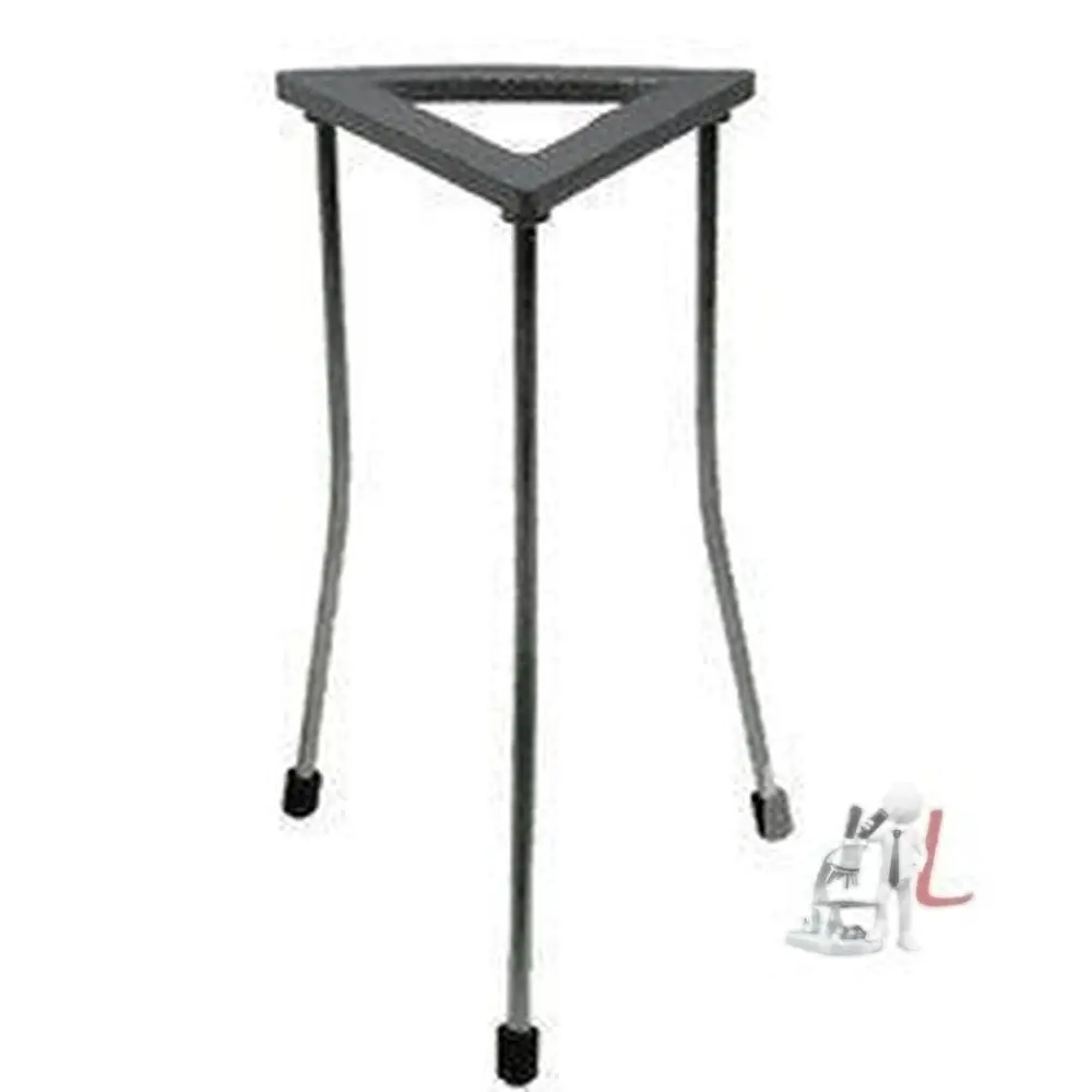 Lab Instruments Tripod Stand Cast Iron Top (8"X5") 20Centimeter X 12Centimeter 1