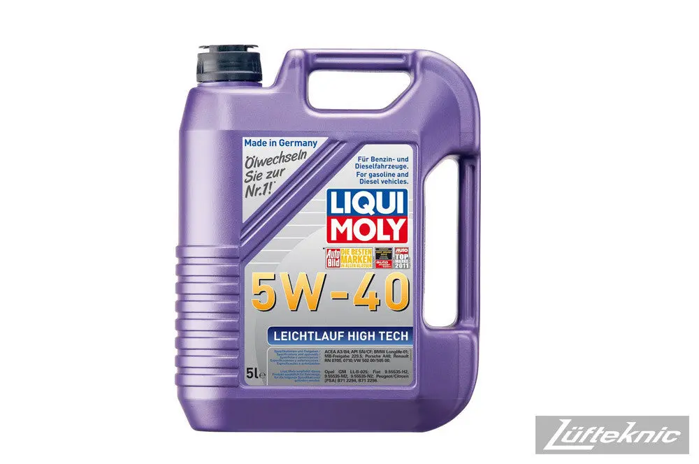 Engine Oil - Liqui Moly 5W40 Leichtlauf High Tech Synthetic 5 Liter 1