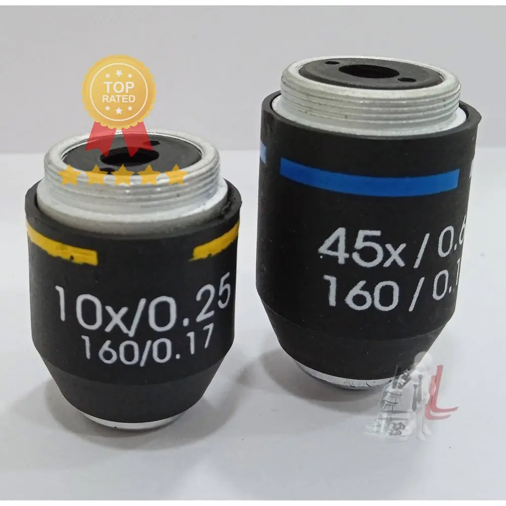 Microscope 10X And 45X Objectives Lense 1