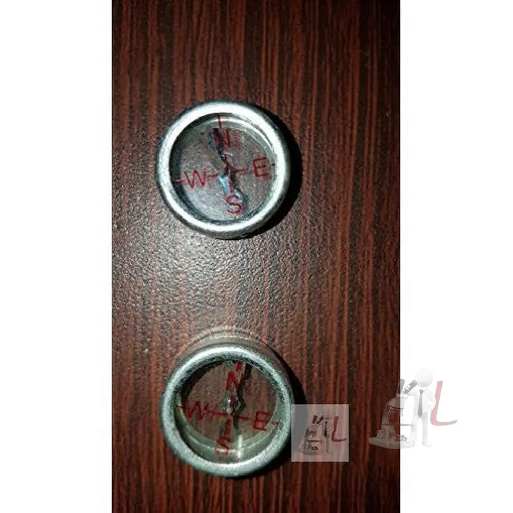 Magnetic Compass Online Both Side Glass (Pack Of 12) (Size 20Mm / 2Cm) 2