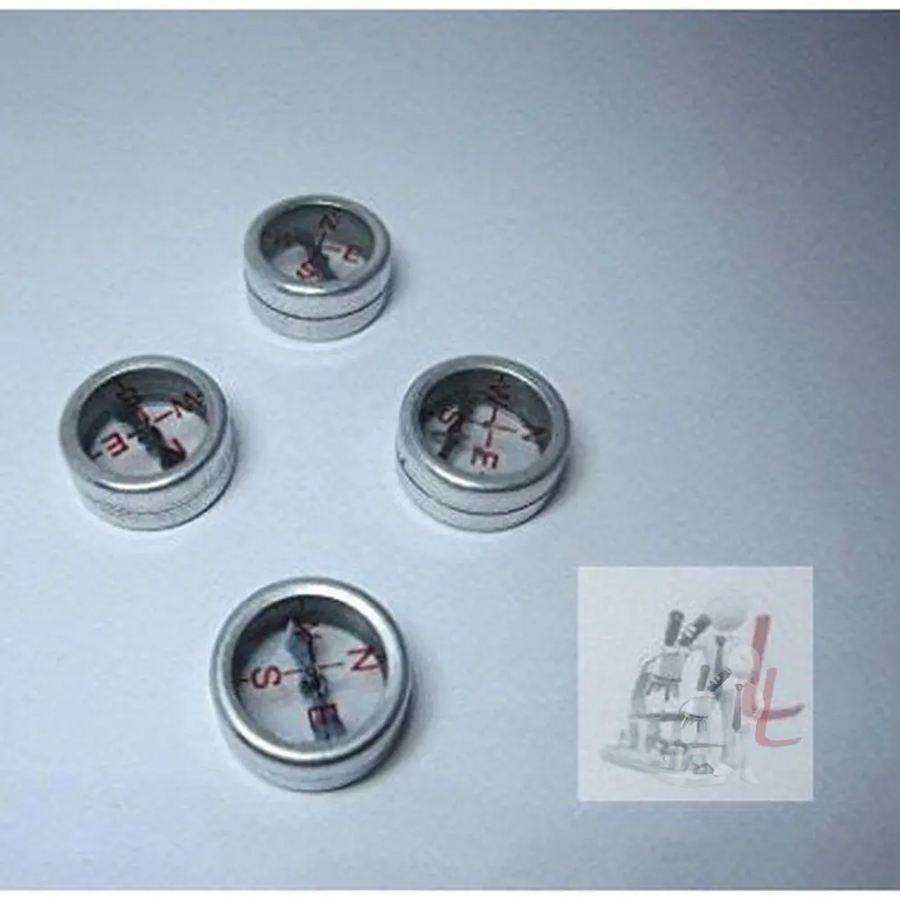 Magnetic Compass Online Both Side Glass (Pack Of 12) (Size 20Mm / 2Cm) 1