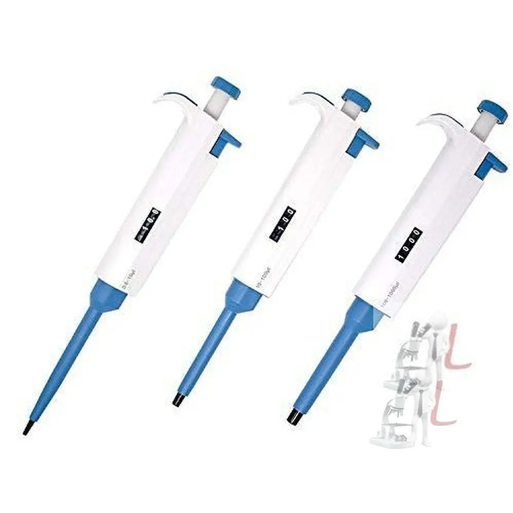 Micropipette Set : 3 (0.5-10Ul; 10-100Ul; 100-1000Ul) 1