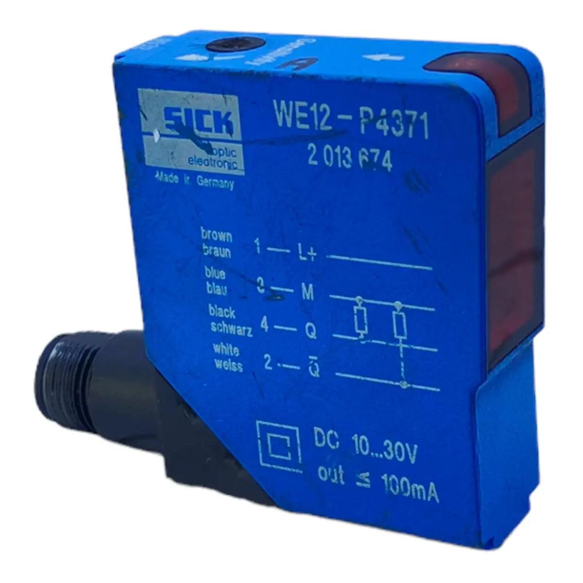 Sick We12-P4371 Reflexionslichttaster 2013674 10  30V Dc 100Ma - Industrie 1