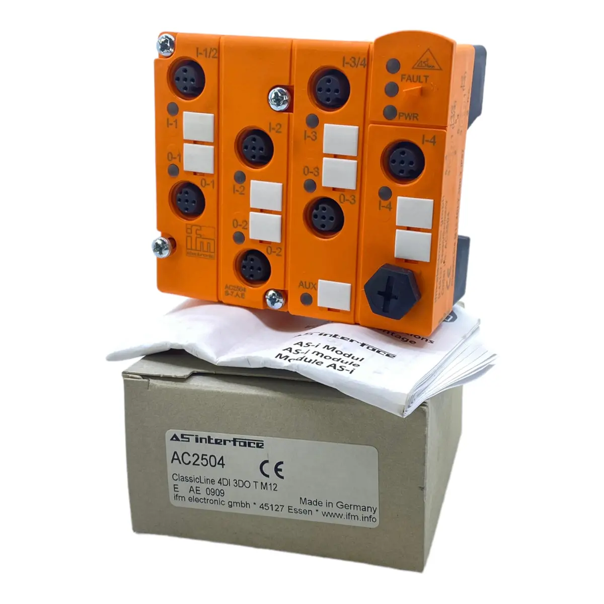 Ifm Ac2504 As-Interface Modul Classicline 26,5...31,6V Dc 180Ma 2A Industrie 1