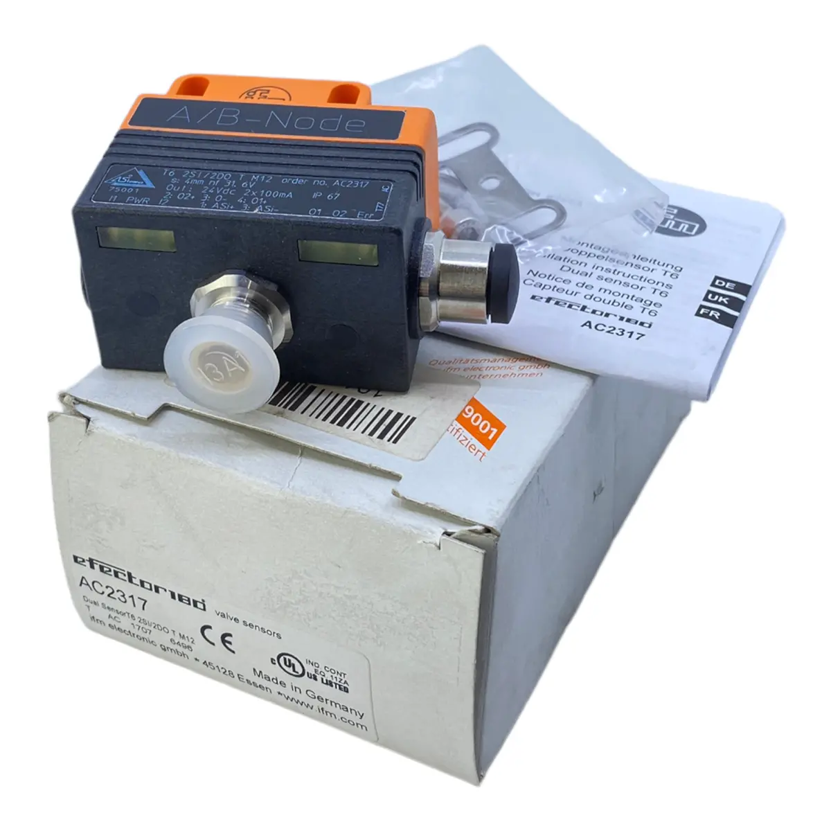Ifm Ac2317 As-Interface Doppelsensor 26,5...31,6V Dc 260 Ma 1