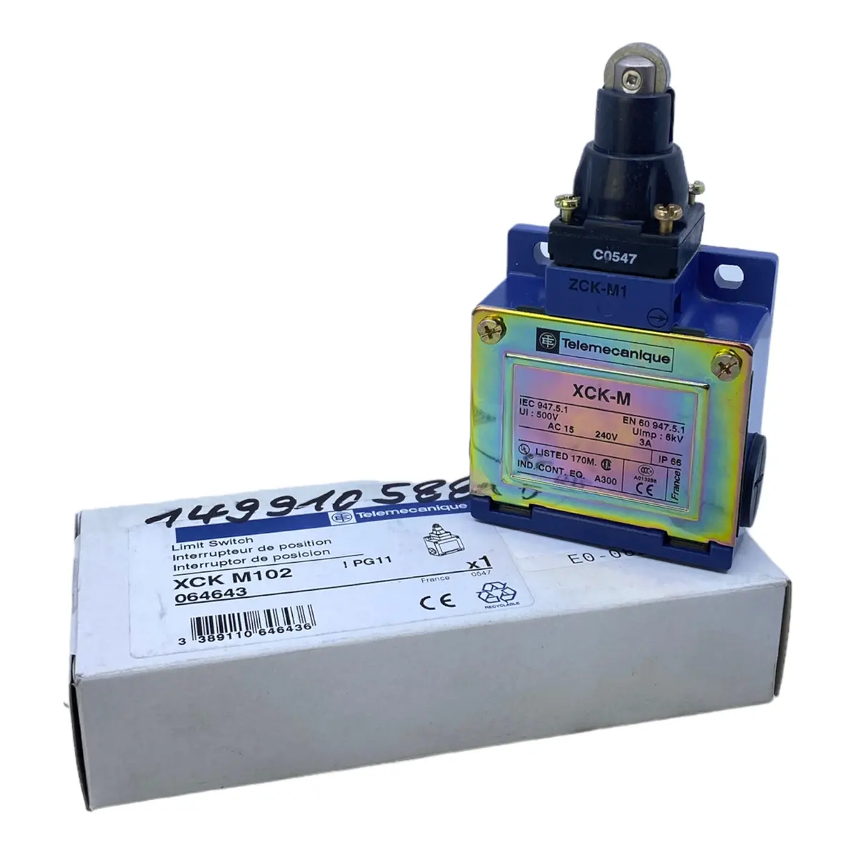 Telemecanique Xck-M102 Positionsschalter 064643 500 V 6Kv 240 V За - Industrie 1