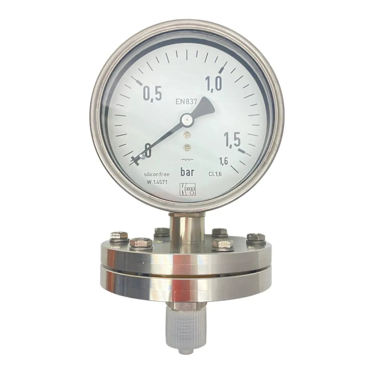 Kobold Man-Pf26wb3 Manometer 0-1,6 Bar  - Für Industriellen Einsatz Kobold 1