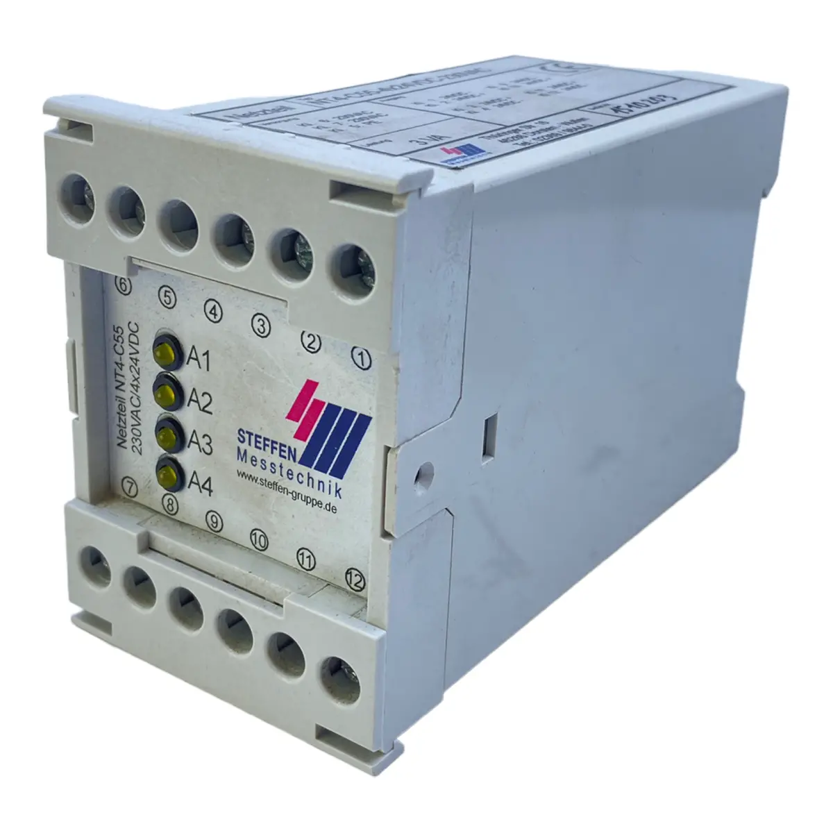 Steffen Messtechnik Nt4-C55-4X24vdc-230Vac Netzteil 230V Ac / 4X 24V Dc Teil 1