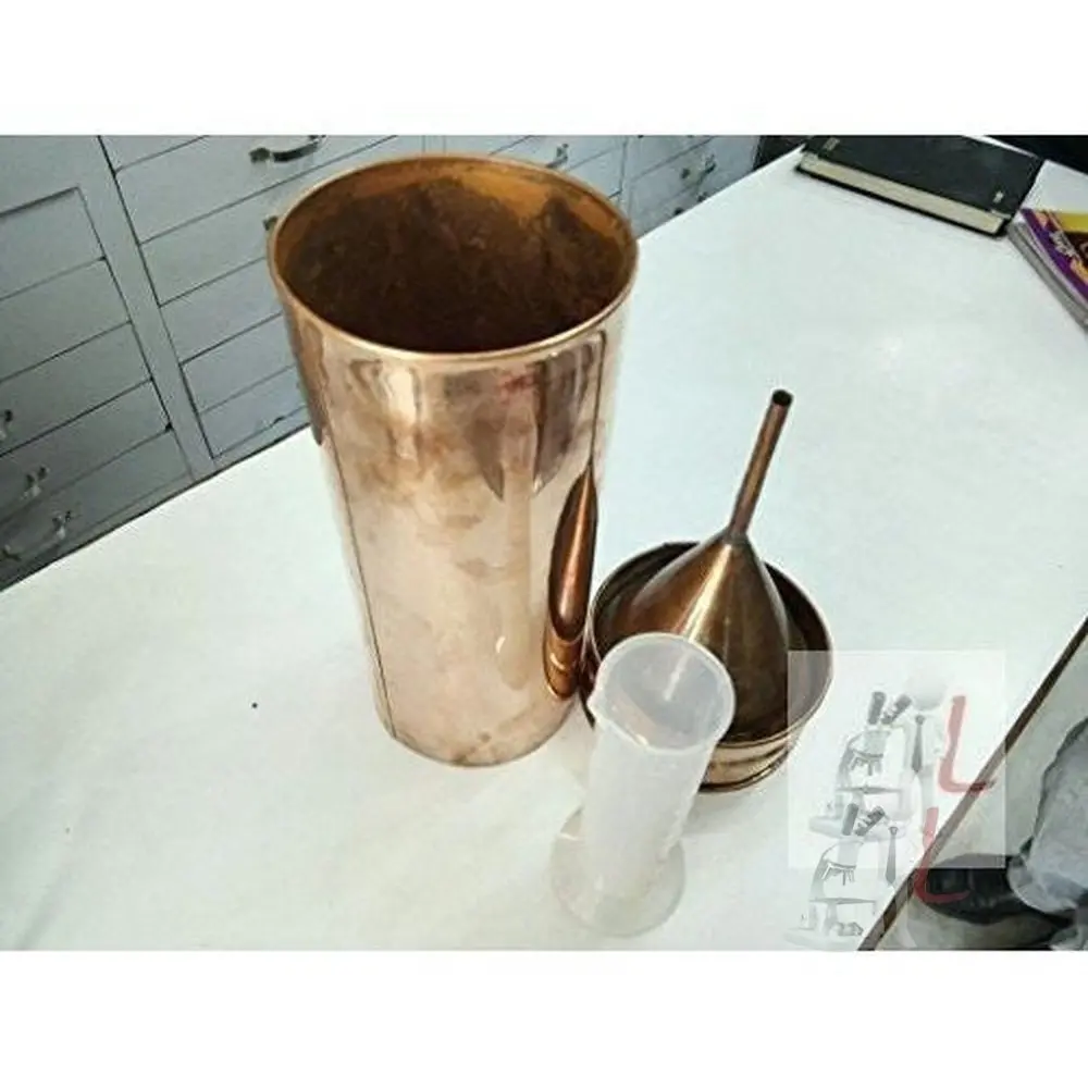 Rain Gauge Copper With Measuring Cylinder 1